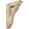 Ekena Millwork Olympic Traditional Rough Sawn Bracket w/ Offset Brace, Douglas Fir, 8"W x 28"D x 40"H BKT0806X28X40OLY01RDF - alternate 1